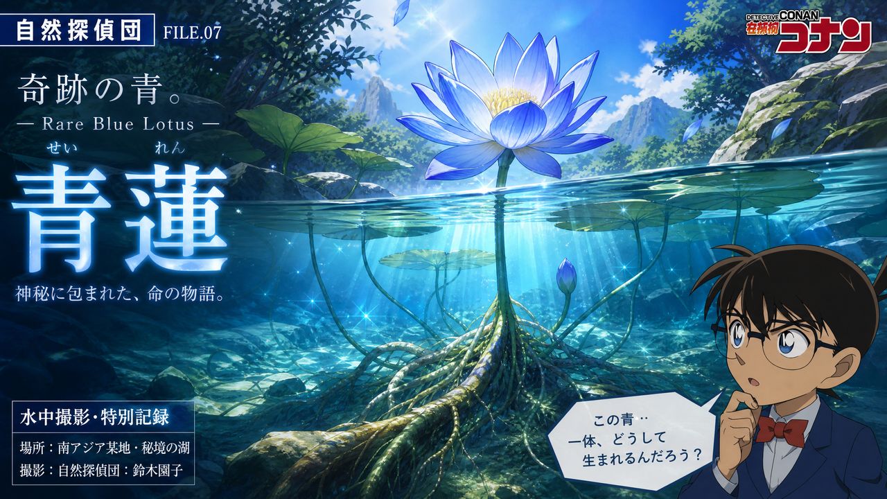 抖音风抖音风-稀有抖音风 | 蓝莲花水下根系完整视频记录
